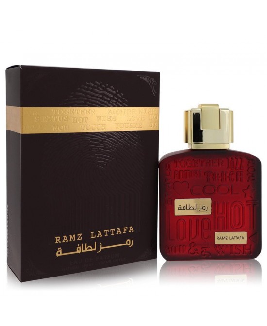 Ramz Lattafa Gold by Lattafa Eau De Parfum Spray (Unisex) 3.4 oz (Women)