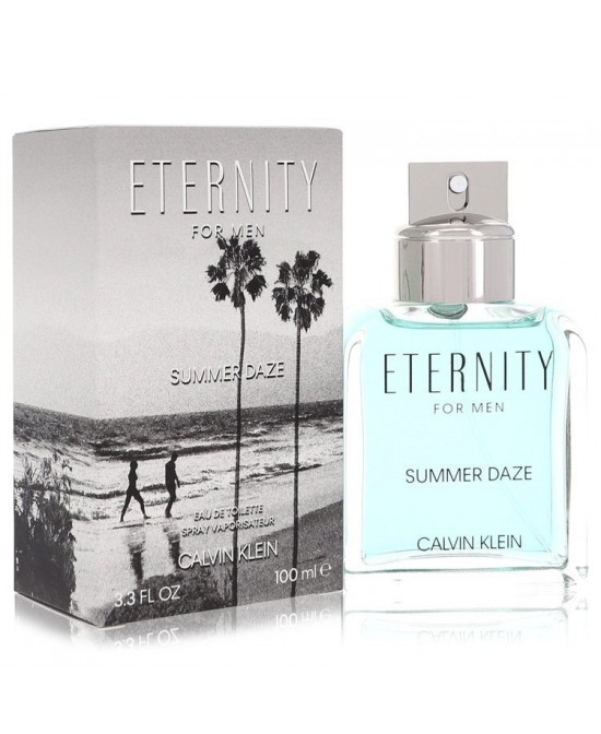 Eternity Summer Daze by Calvin Klein Eau De Toilette Spray 3.3 oz (Men)