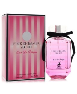 Pink Shimmer Secret by Maison Alhambra Eau De Parfum Spray 3.4 oz (Women)