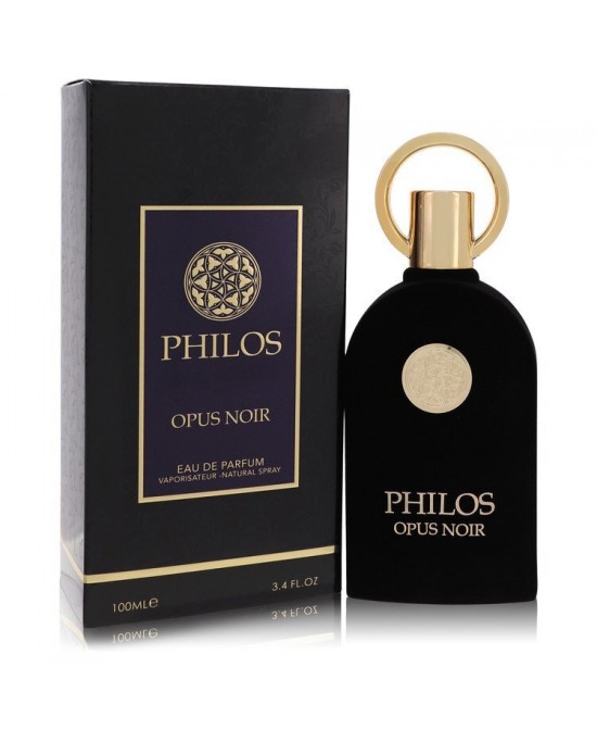 Philos Opus Noir by Maison Alhambra Eau De Parfum Spray (Unisex) 3.4 oz (Men)