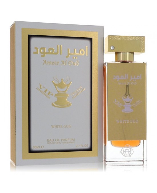 Ameer Al Oud Vip Original White Oud by Fragrance World Eau De Parfum Spray (Unisex) 2.7 oz (Men)