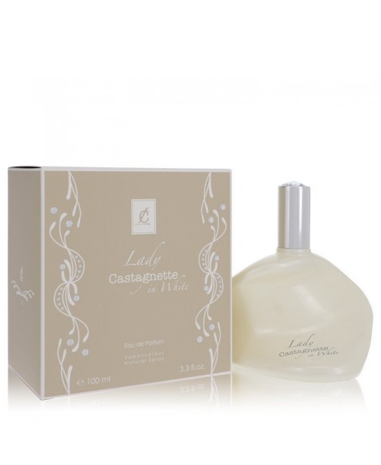 Lady Castagnette In White by Lulu Castagnette Eau De Parfum Spray 3.3 oz (Women)