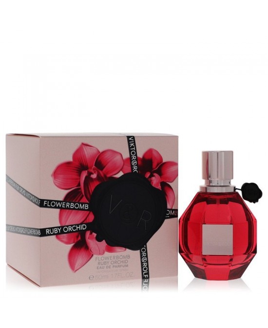 Flowerbomb Ruby Orchid by Viktor & Rolf Eau De Parfum Spray 1.7 oz (Women)