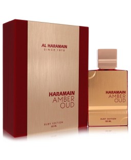 Al Haramain Amber Oud Ruby by Al Haramain Eau De Parfum Spray (Unisex) 4 oz (Women)