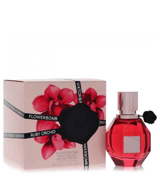 Flowerbomb Ruby Orchid by Viktor & Rolf Eau De Parfum Spray 1 oz (Women)