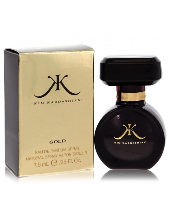 Kim Kardashian Gold by Kim Kardashian Mini EDP Spray .25 oz (Women)