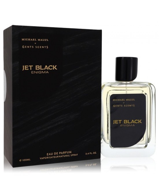 Jet Black Enigma by Michael Malul Eau De Parfum Spray 3.4 oz (Men)