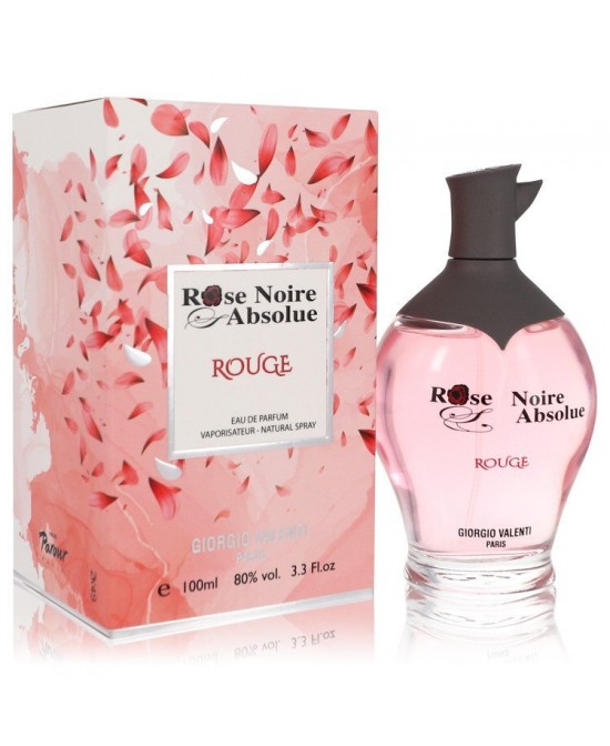 Rose Noire Absolue Rouge by Giorgio Valenti Eau De Parfum Spray 3.3 oz (Women)