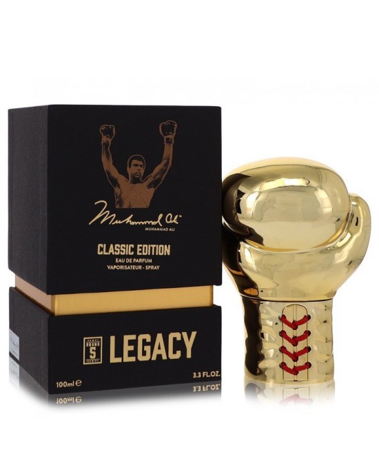 Muhammad Ali Legacy Round 5 by Muhammad Ali Eau De Parfum Spray (Classic Edition) 3.3 oz (Men)