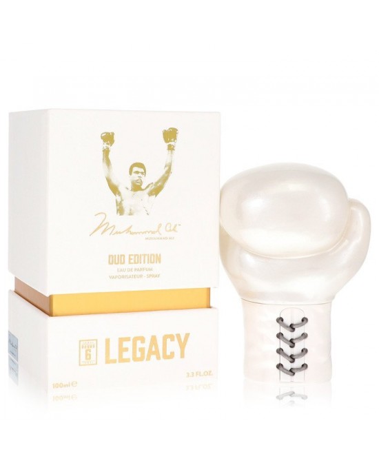 Muhammad Ali Legacy Round 6 by Muhammad Ali Eau De Parfum Spray (Oud Edition) 3.3 oz (Men)