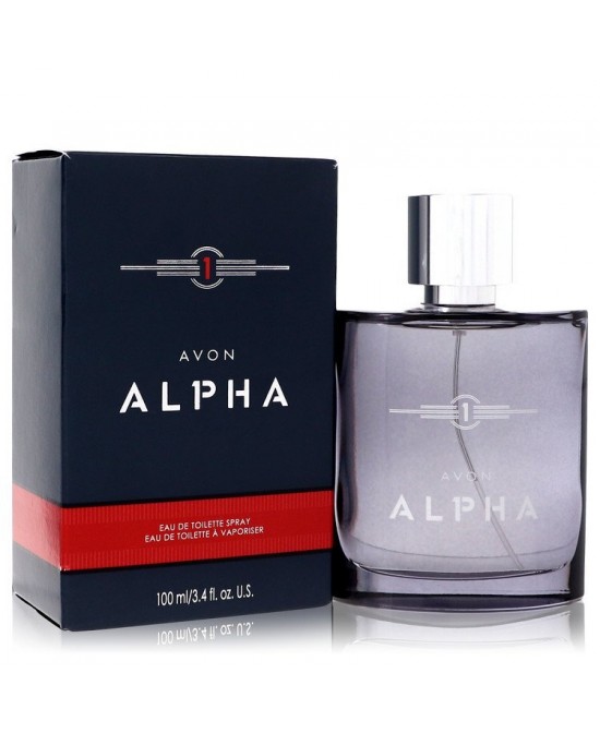 Avon Alpha by Avon Eau De Toilette Spray 3.4 oz (Men)