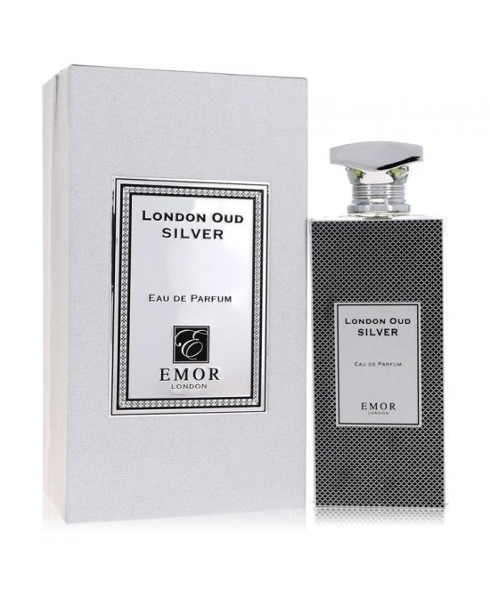 Emor London Oud Silver by Emor London Eau De Parfum Spray (Unisex) 4.2 oz (Men)