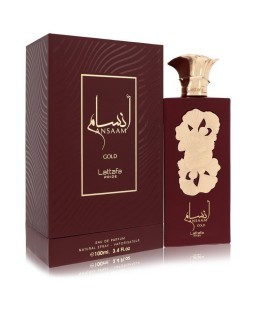 Lattafa Pride Ansaam Gold by Lattafa Eau De Parfum Spray (Unisex) 3.4 oz (Women)