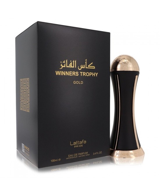 Lattafa Pride Winners Trophy Gold by Lattafa Eau De Parfum Spray 3.4 oz (Women)