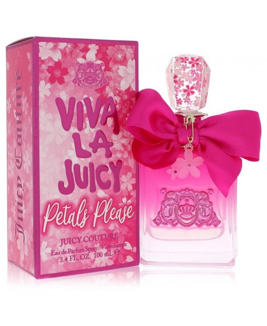 Viva La Juicy Petals Please by Juicy Couture Eau De Parfum Spray 3.4 oz (Women)