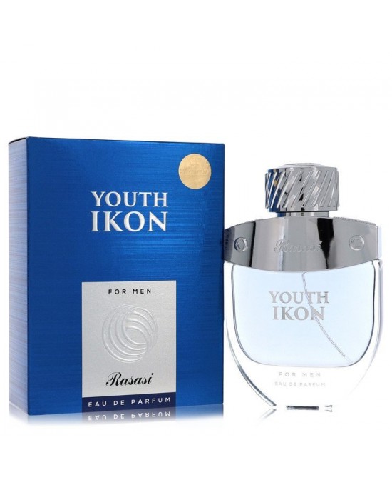 Rasasi Youth Ikon by Rasasi Eau De Parfum Spray 3.3 oz (Men)