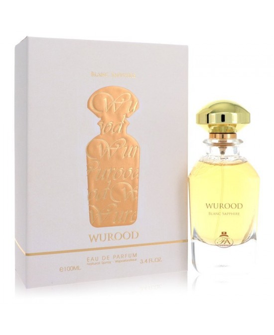 Wurood Blanc Sapphire by Fragrance World Eau De Parfum Spray 3.4 oz (Women)