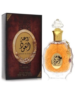 Lattafa Rouat Al Oud by Lattafa Eau De Parfum Spray (Unisex) 3.4 oz (Men)