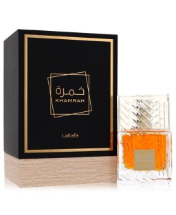 Lattafa Khamrah by Lattafa Eau De Parfum Spray (Unisex) 3.4 oz (Men)