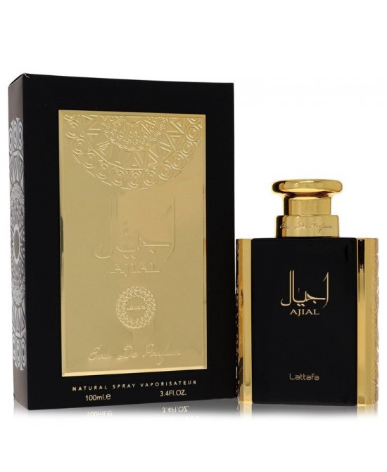 Lattafa Ajial by Lattafa Eau De Parfum Spray 3.4 oz (Men)