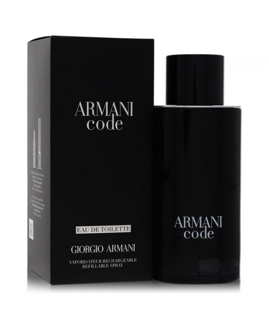 Armani Code by Giorgio Armani Eau De Toilette Spray Refillable 4.2 oz (Men)