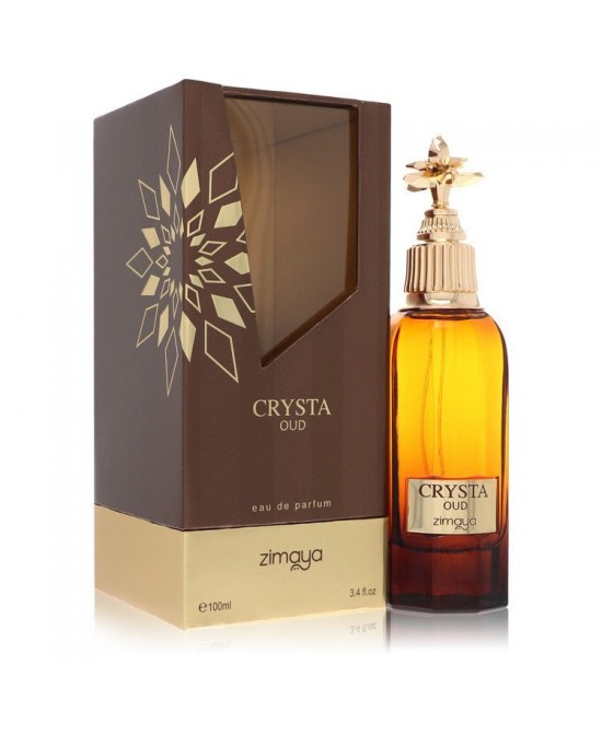 Afnan Zimaya Crysta Oud by Afnan Eau De Parfum Spray (Unisex) 3.4 oz (Men)