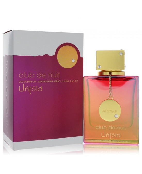 Club De Nuit Untold by Armaf Eau De Parfum Spray (Unisex) 3.6 oz (Women)