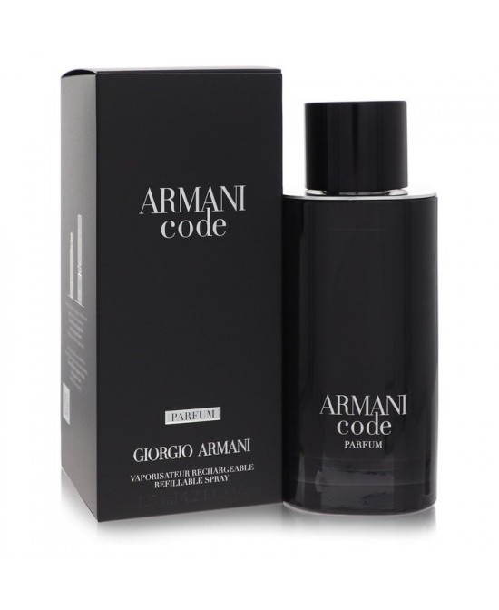 Armani Code by Giorgio Armani Parfum Spray Relillable 4.2 oz (Men)