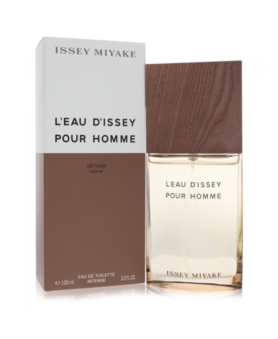 L'eau D'issey Pour Homme Vetiver by Issey Miyake Eau De Toilette Intense Spray 3.3 oz (Men)