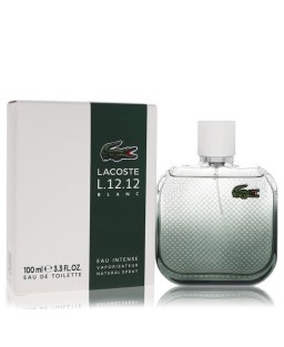 Lacoste Eau De Lacoste L.12.12 Blanc Eau Intense by Lacoste Eau De Toilette Spray 3.3 oz (Men)