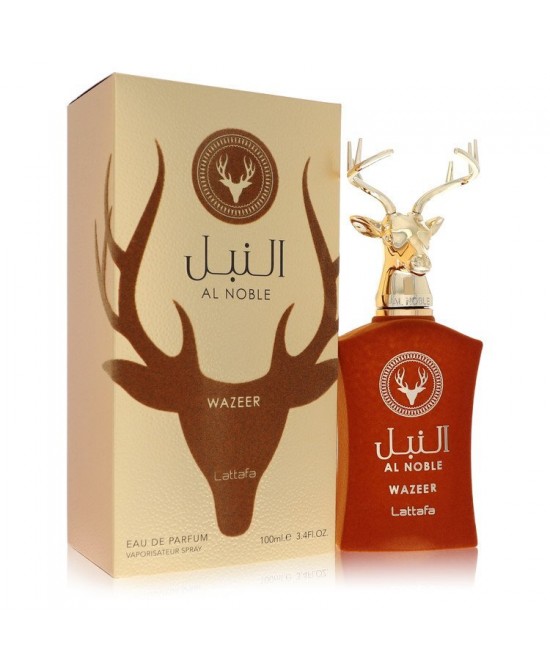 Lattafa Al Noble Wazeer by Lattafa Eau De Parfum Spray (Unisex) 3.4 oz (Women)