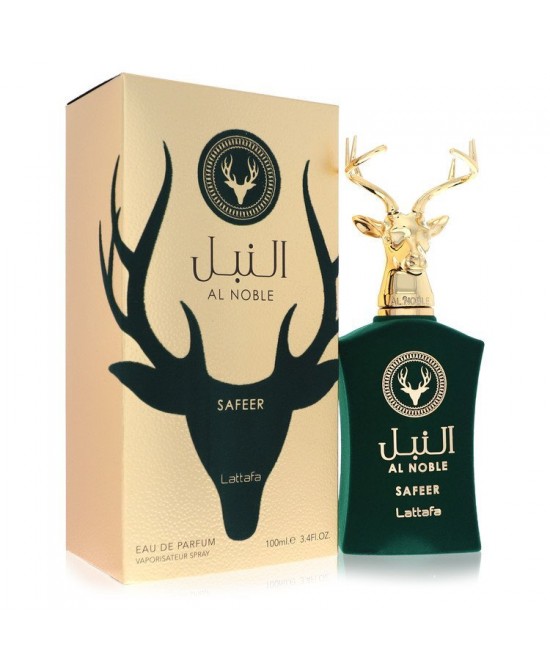 Lattafa Al Noble Safeer by Lattafa Eau De Parfum Spray (Unisex) 3.4 oz (Men)