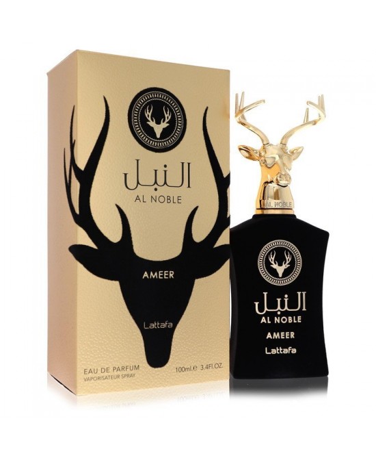 Lattafa Al Noble Ameer by Lattafa Eau De Parfum Spray (Unisex) 3.4 oz (Men)