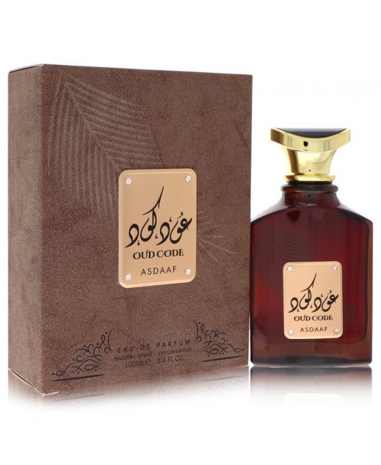 Lattafa Asdaaf Oud Code by Lattafa Eau De Parfum Spray (Unisex) 3.4 oz (Men)