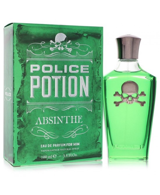 Police Potion Absinthe by Police Colognes Eau De Parfum Spray 3.4 oz (Men)