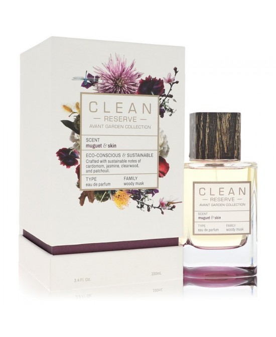 Clean Reserve Muguet & Skin by Clean Eau De Parfum Spray (Unisex) 3.4 oz (Women)