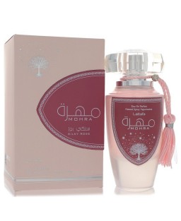 Lattafa Mohra Silky Rose by Lattafa Eau De Parfum Spray 3.4 oz (Women)