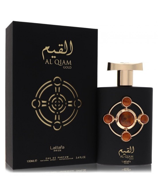 Lattafa Pride Al Qiam Gold by Lattafa Eau De Parfum Spray (Unisex) 3.4 oz (Men)