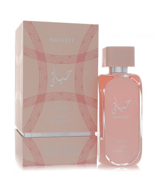 Lattafa Hayaati Florence by Lattafa Eau De Parfum Spray (Unisex) 3.4 oz (Men)