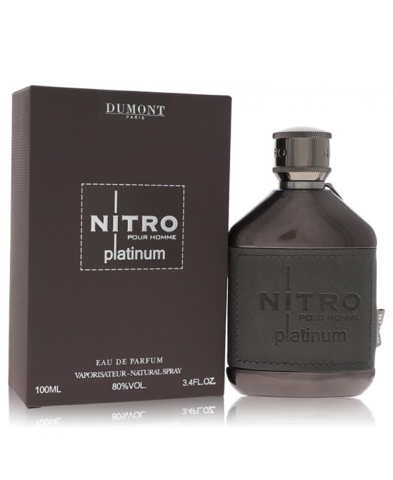 Dumont Nitro Platinum by Dumont Paris Eau De Parfum Spray 3.4 oz (Men)