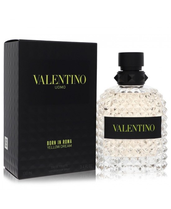 Valentino Uomo Born In Roma Yellow Dream by Valentino Eau De Toilette Spray 3.4 oz (Men)