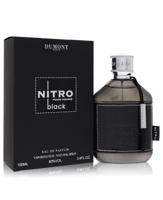 Dumont Nitro Black by Dumont Paris Eau De Parfum Spray 3.4 oz (Men)