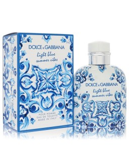 Light Blue Summer Vibes by Dolce & Gabbana Eau De Toilette Spray 4.2 oz (Men)