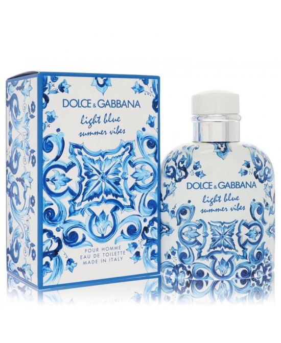 Light Blue Summer Vibes by Dolce & Gabbana Eau De Toilette Spray 4.2 oz (Men)