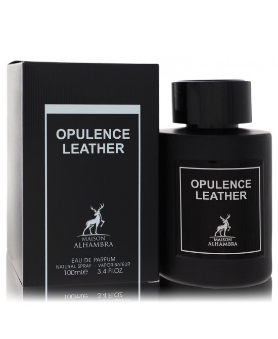 Maison Alhambra Opulence Leather by Maison Alhambra Eau De Parfum Spray 3.4 oz (Men)