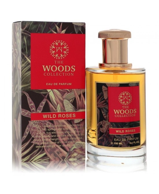 The Woods Collection Wild Roses by The Woods Collection Eau De Parfum Spray (Unisex) 3.4 oz (Women)