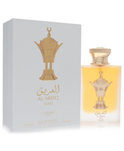 Lattafa Al Areeq Gold by Lattafa Eau De Parfum Spray (Unisex) 3.4 oz (Men)