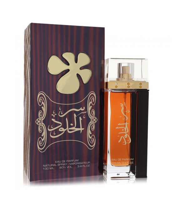 Lattafa Ser Al Khulood by Lattafa Eau De Parfum Spray (Unisex) 3.4 oz (Men)