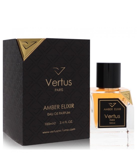 Vertus Amber Elixir by Vertus Eau De Parfum Spray (Unisex) 3.4 oz (Men)