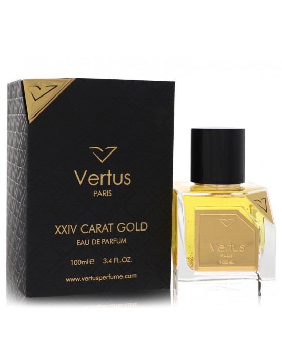 Vertus XXIV Carat Gold by Vertus Eau De Parfum Spray (Unisex) 3.4 oz (Women)